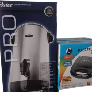 Cafetera  OSTER Pro + Sandwichera.